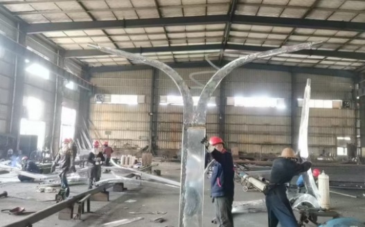 The lighting project of Harvest Road in the 62nd Regiment of Horgos, Yili Prefecture, Xinjiang