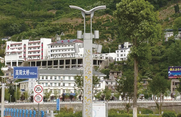 Rainbow Bridge Landscape Light Project in Zhaojun Town, Xingshan