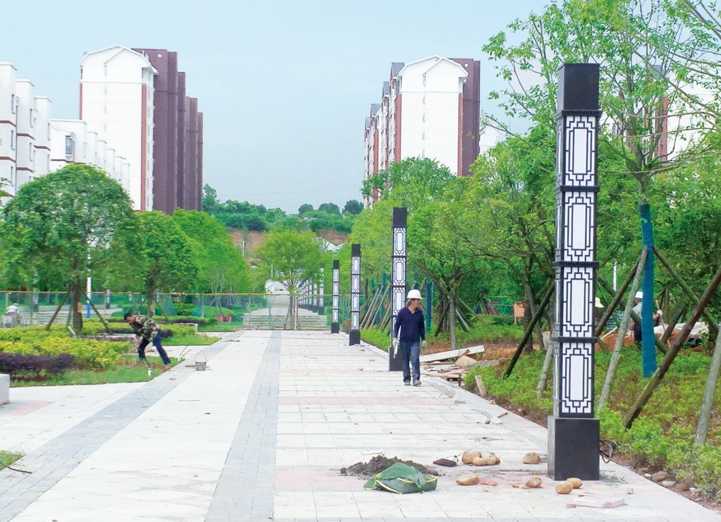 Yichang Wufeng Ethnic Industrial Park Landscape Lamp Project
