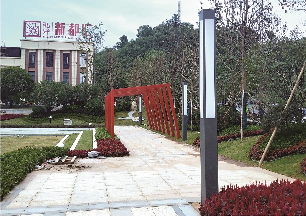 Yichang Hongyang Xinduhui Courtyard Lamp and Lawn Lamp Project
